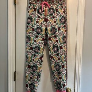 Alice + Olivia Multicolor Floral Track Pants